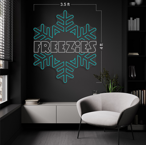 Freezies Logo | LED Neon Sign