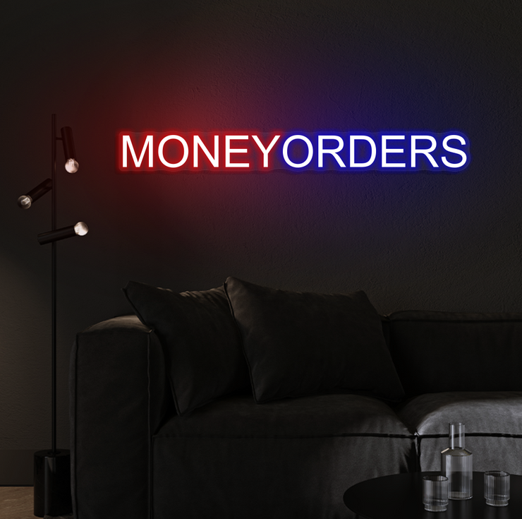MONEYORDERS | Custom Neon Sign