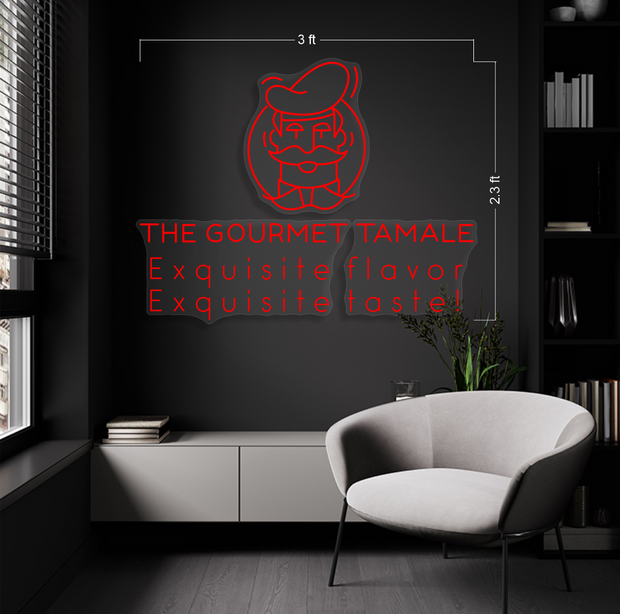 The Gourmet Tamale | LED Neon Sign