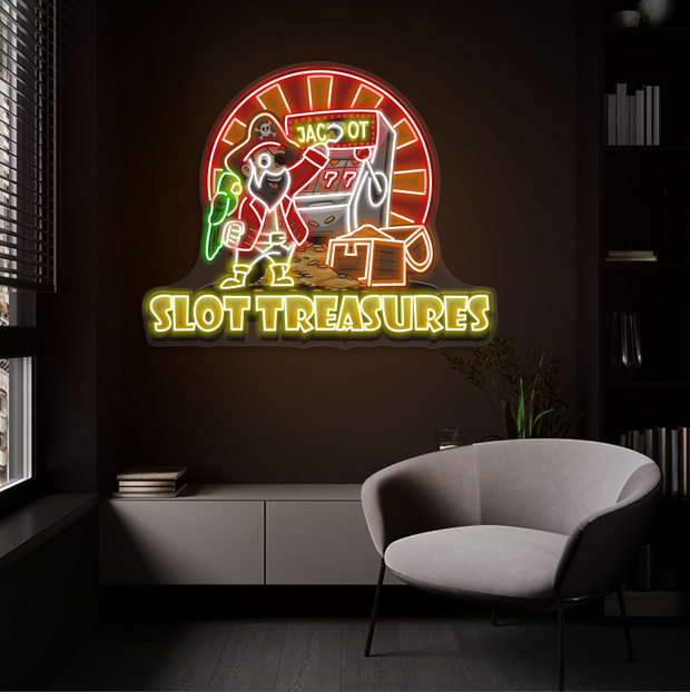 Slot Treasures | LED Neon Sign