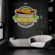 IAjuuuaaa Mexican Food | LED Neon Sign