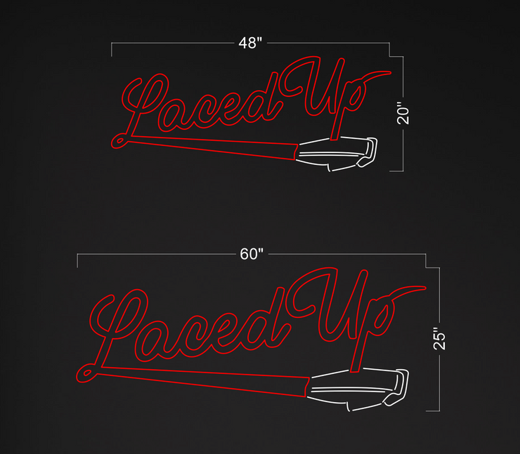 Laced Up | LED Neon Sign