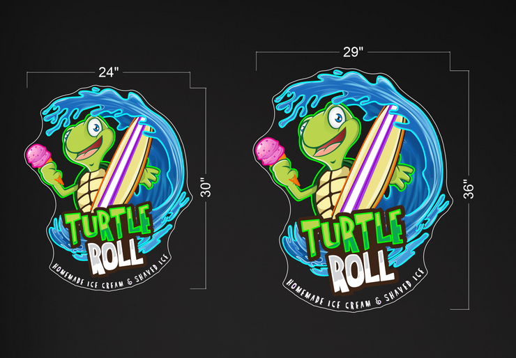 Turtle Roll | LED Neon Sign