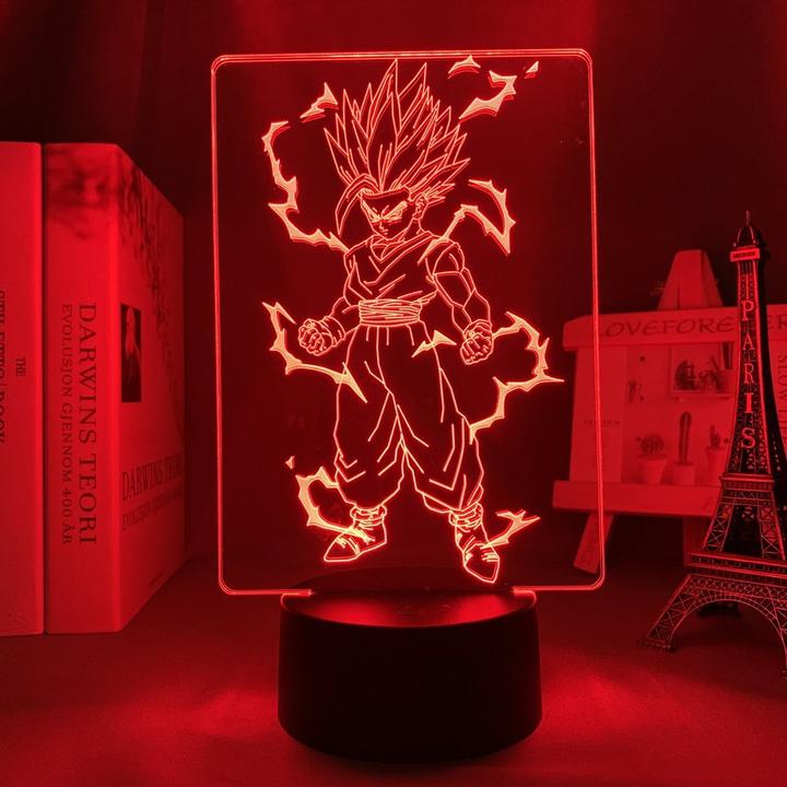 Son Gohan Super Saiyan 2 Anime - LED Lamp (Dragon Ball Z)