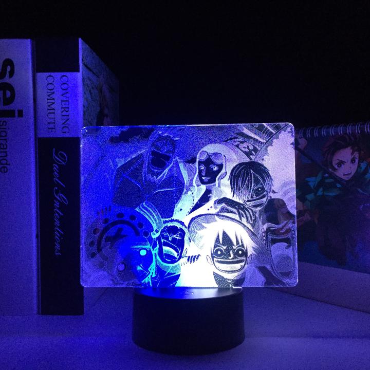 Straw Hat Pirates HD Anime - LED Lamp (One Piece)
