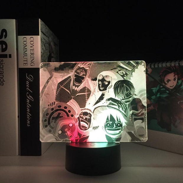 Straw Hat Pirates HD Anime - LED Lamp (One Piece)