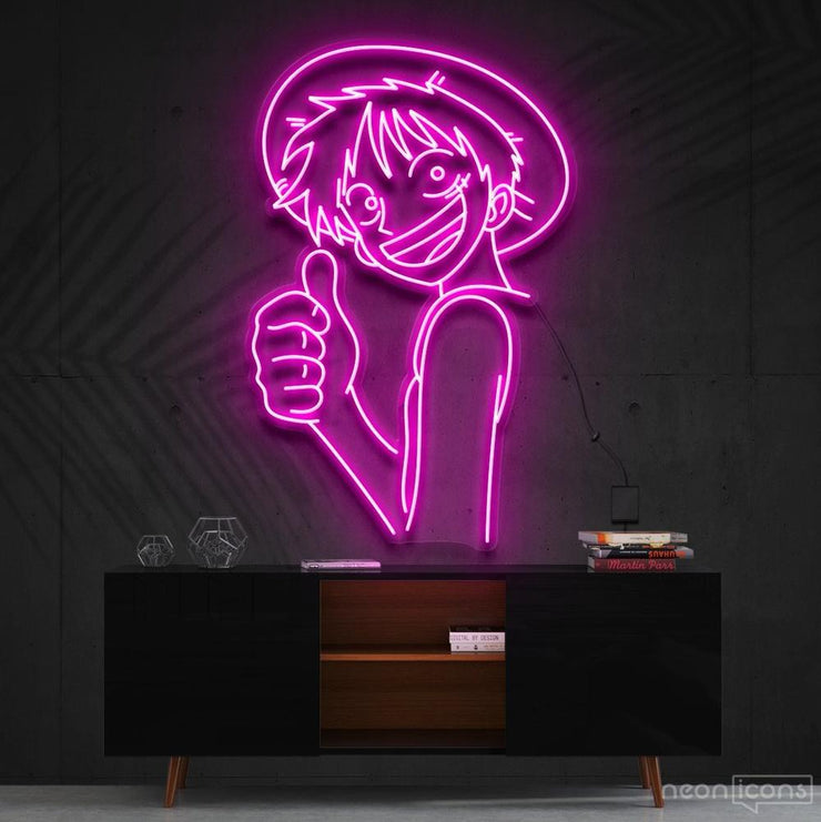 Straw hat Luffy - One Piece | LED Neon Sign
