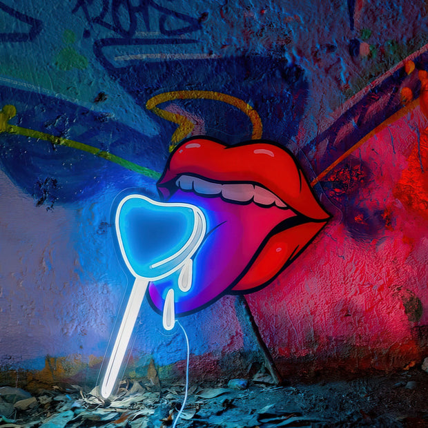Taste of Love | Neon Acrylic Artwork