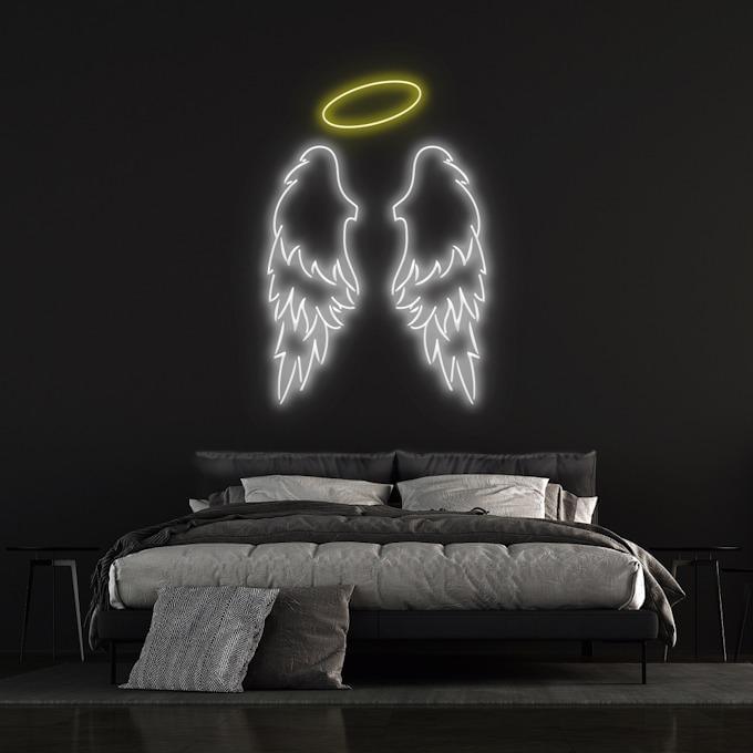 "Angel Wings" | LED Multicolour Neon Sign