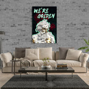 We're Golden | Neon Acrylic Art Work