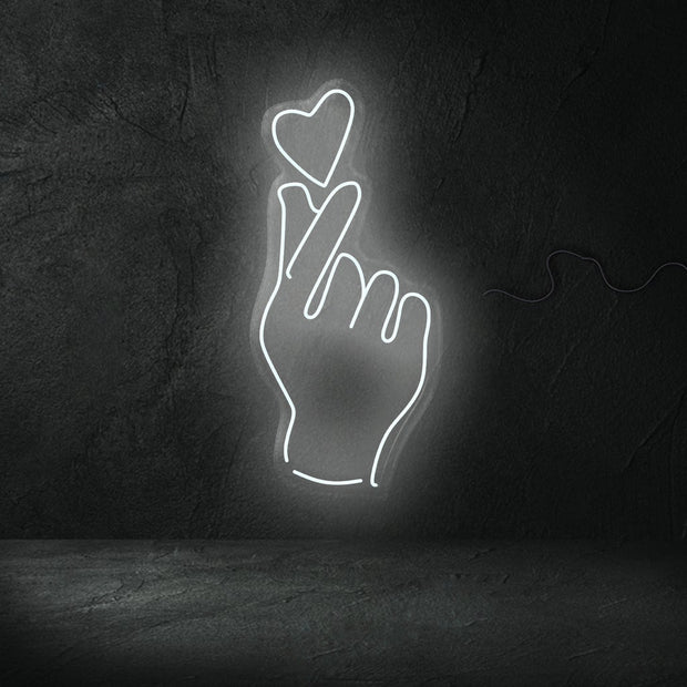 Heart In Hand | LED Neon Sign