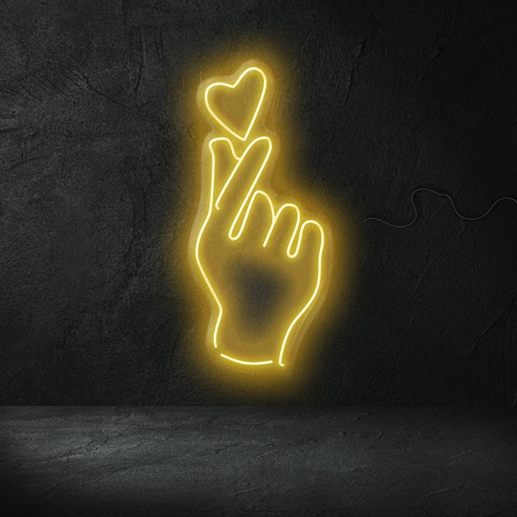 Heart In Hand | LED Neon Sign