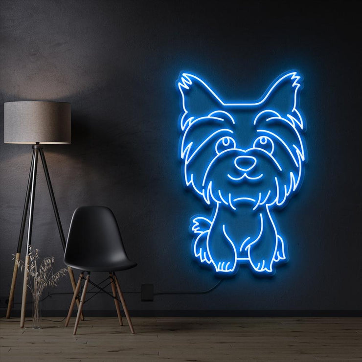 Yorkshire terrier Puppy | LED Neon Sign
