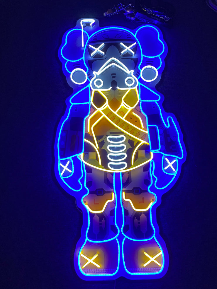 KAWS Star War | LED Neon Sign (UV Printed)