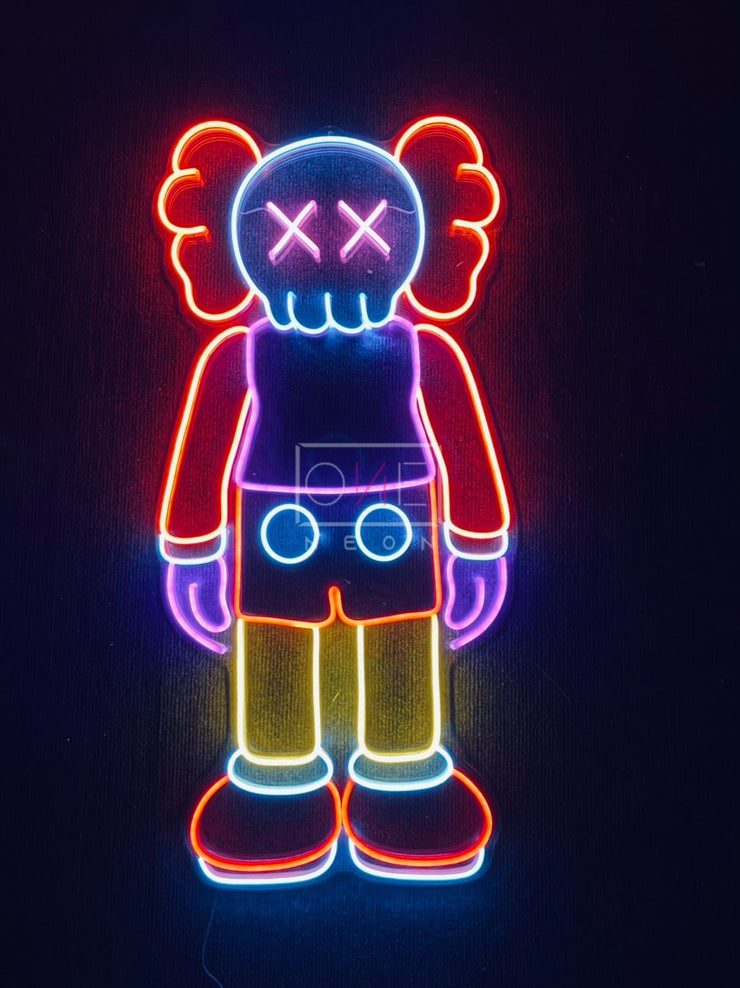 Colorful Kaws | LED Neon Sign