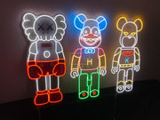 Bearbrick KAWS Joker | LED Neon Sign