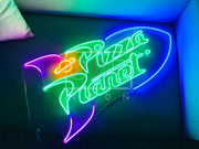 Pizza Planet Rocket | LED Neon Sign