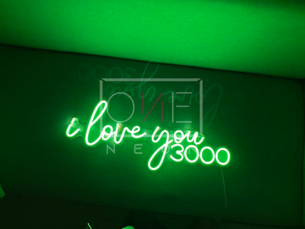 I Love You 3000 | LED Neon Sign
