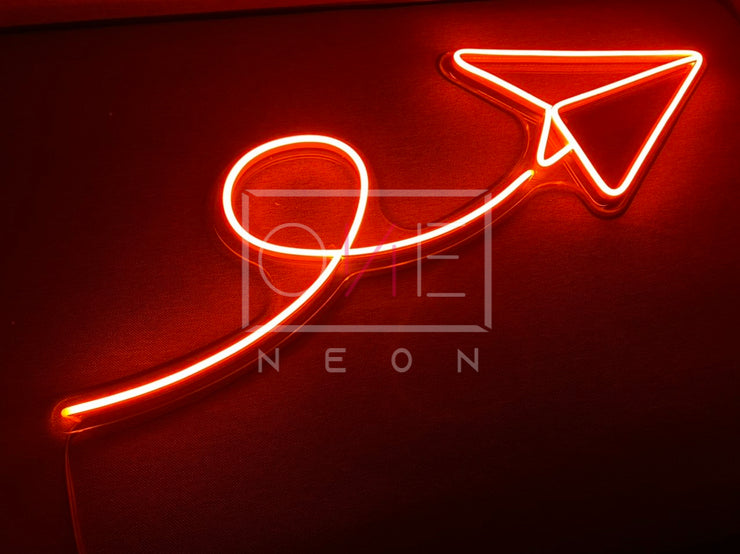 Paper Plane | LED Neon Sign