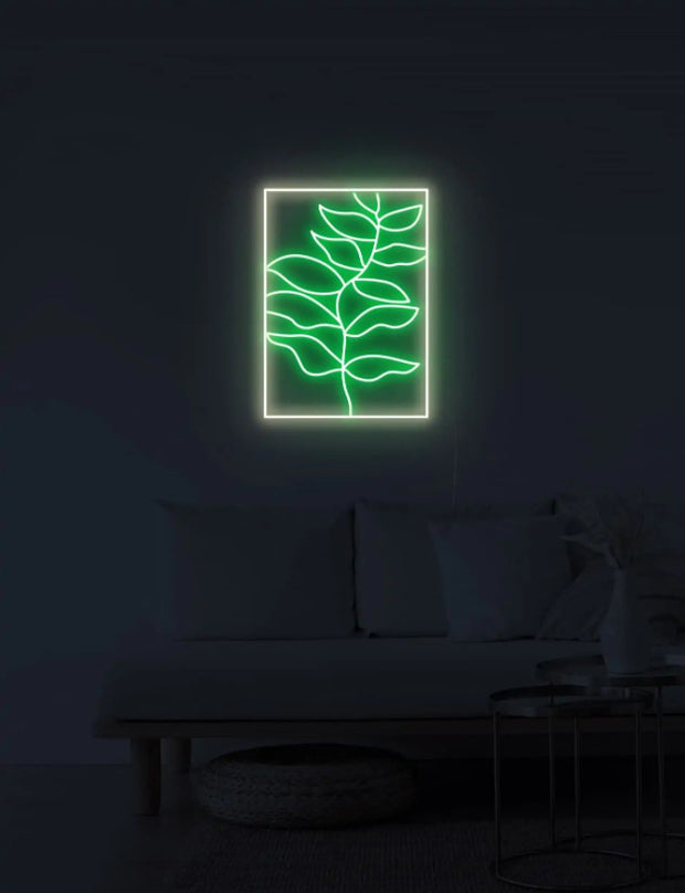 Leaf Painting | LED Neon Sign