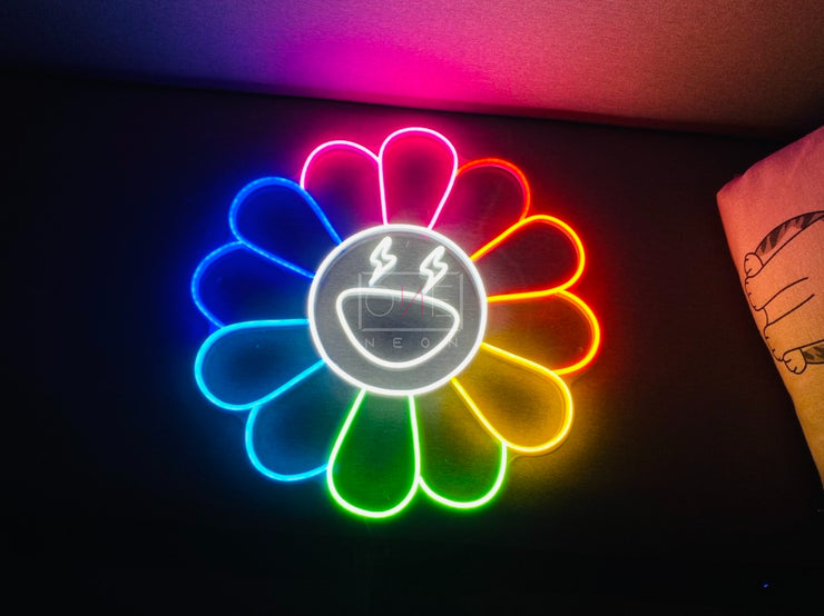 Sunflower by Takashi Murakami x Lightning | LED Neon Sign