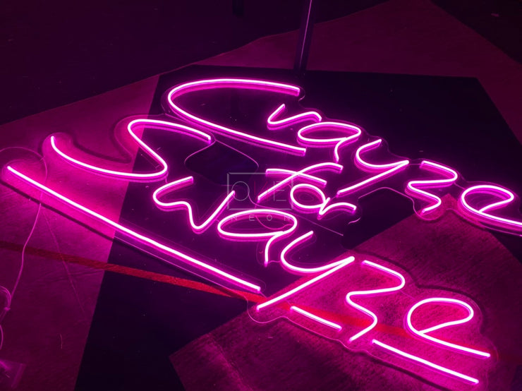 Crayze For Swayze | LED Neon Sign