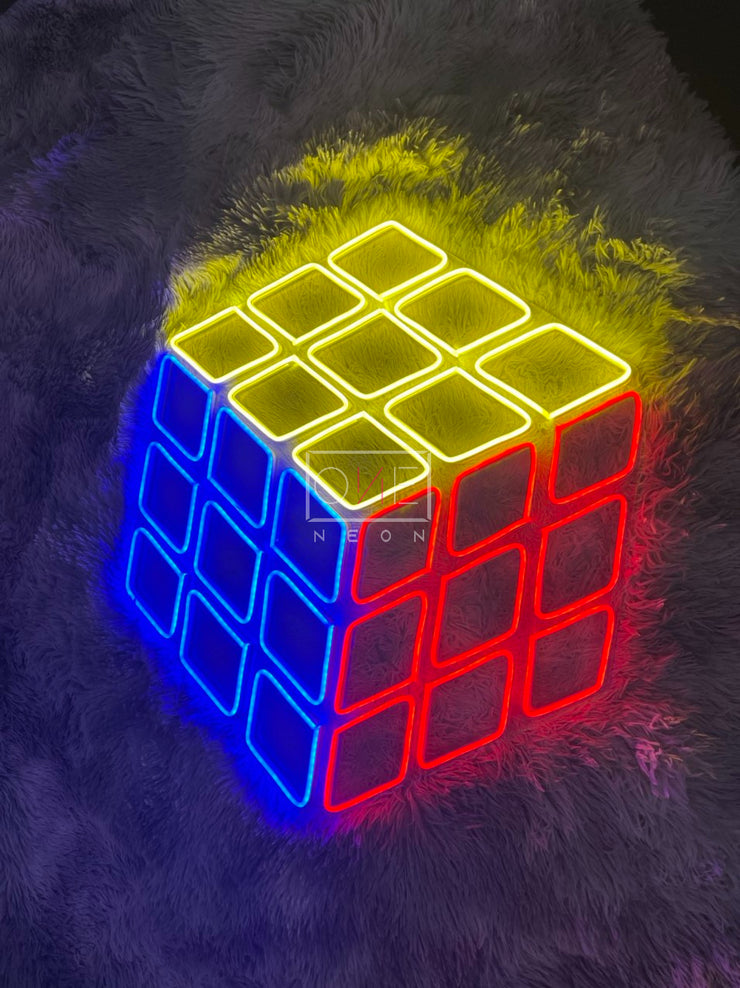 Rubik's Cube | LED Neon Sign