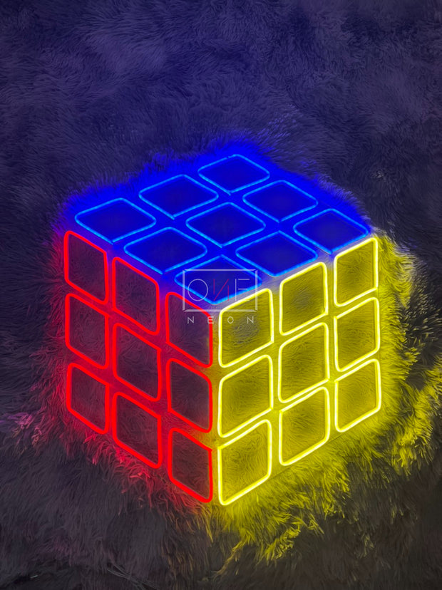 Rubik's Cube | LED Neon Sign