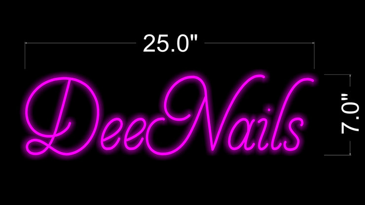 Dee Nails | LED Neon Sign