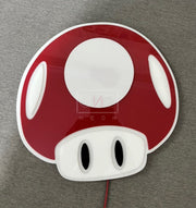 Mario 1-Up Mushroom | Edge Lit Acrylic Signs