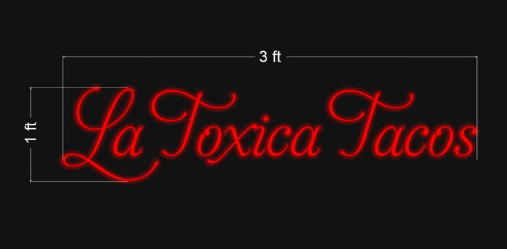 La Toxica Tacos | LED Neon Sign