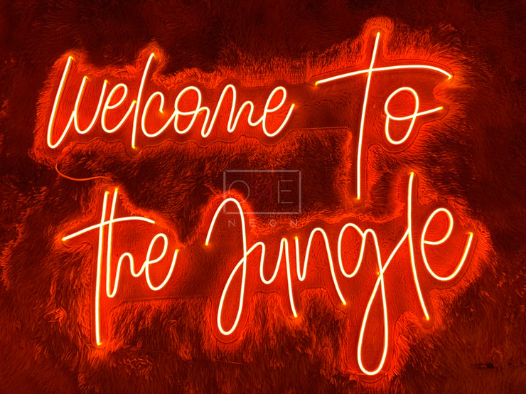 Welcome To The Jungle | LED Neon Sign