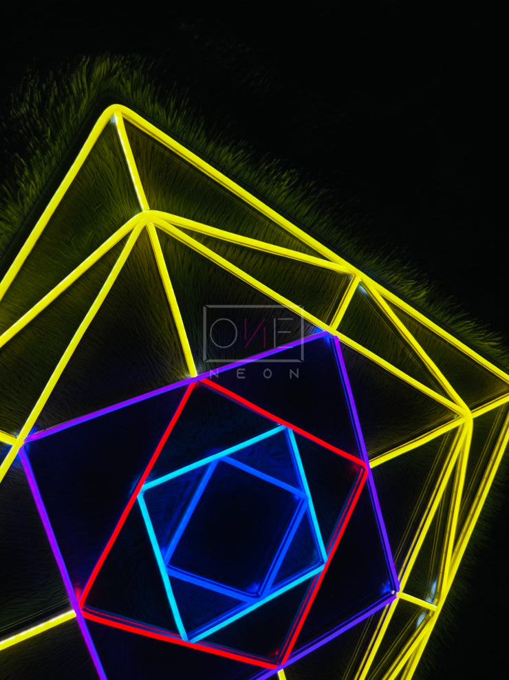 Geometric Shapes | LED Neon Sign