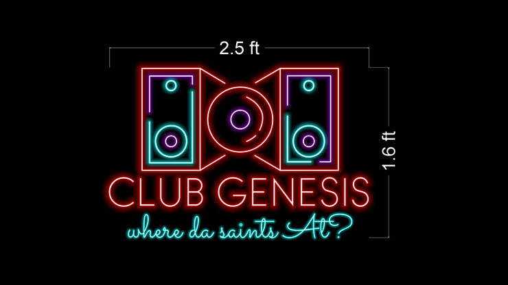 Club Genesis | LED Neon Sign