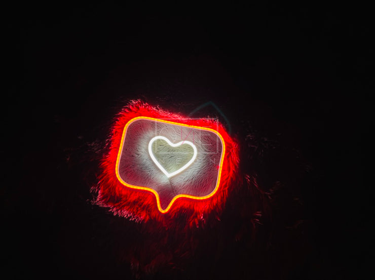Heart Message | LED Neon Sign