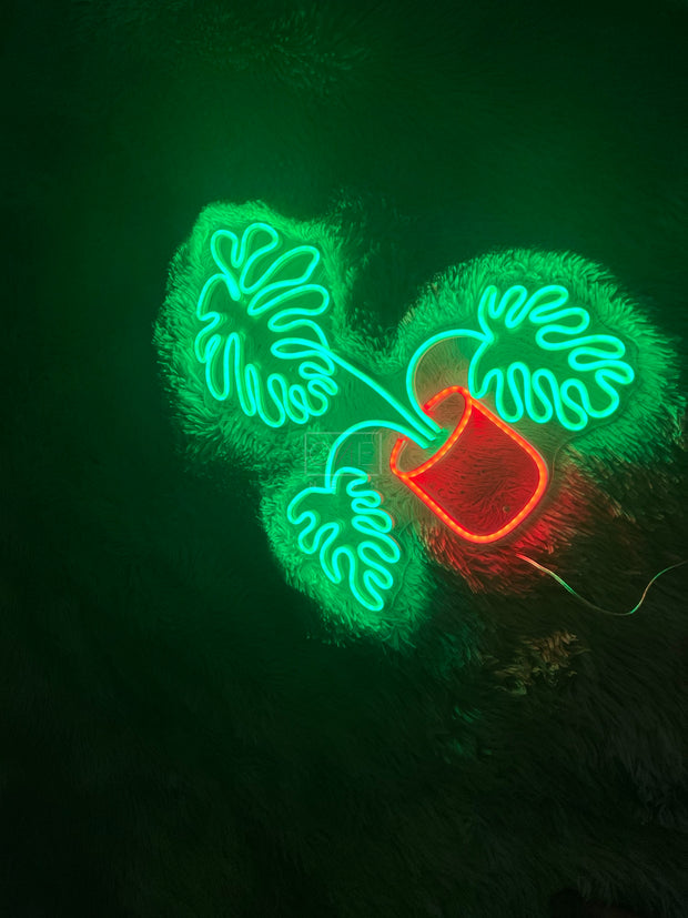 MONSTERA PLANT | LED Neon Sign