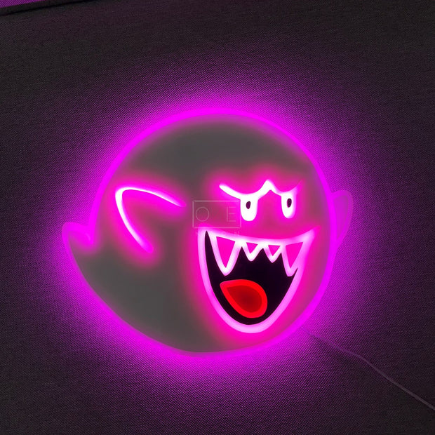 Mario Boo | Edge Lit Acrylic Signs