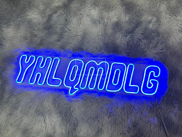 YHLQMDLG Logo | LED Neon Sign