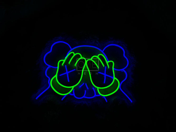 KAWS head | LED Neon Sign - ONE Neon
