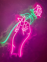 "Hand of Love" | LED Neon Sign