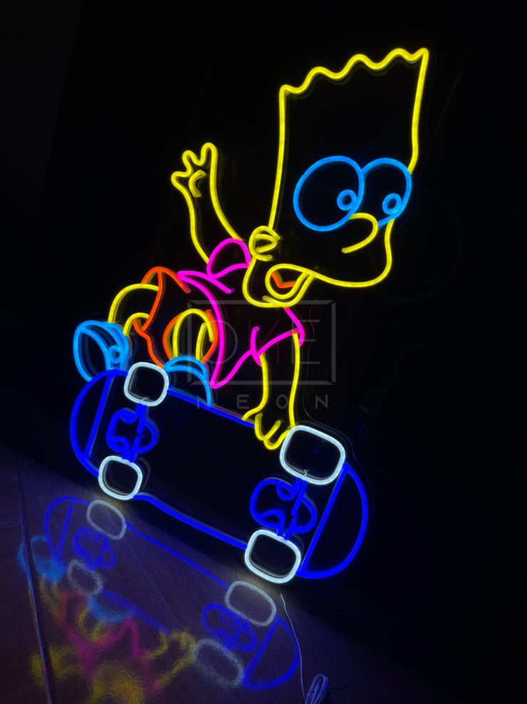 Simpson Skateboards | LED Neon Sign