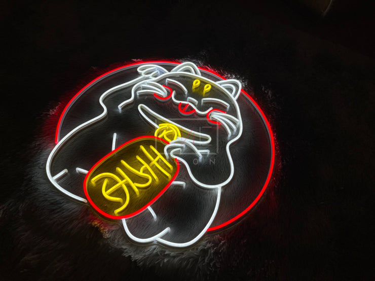 Lucky Cat Ver2 | LED Neon Sign