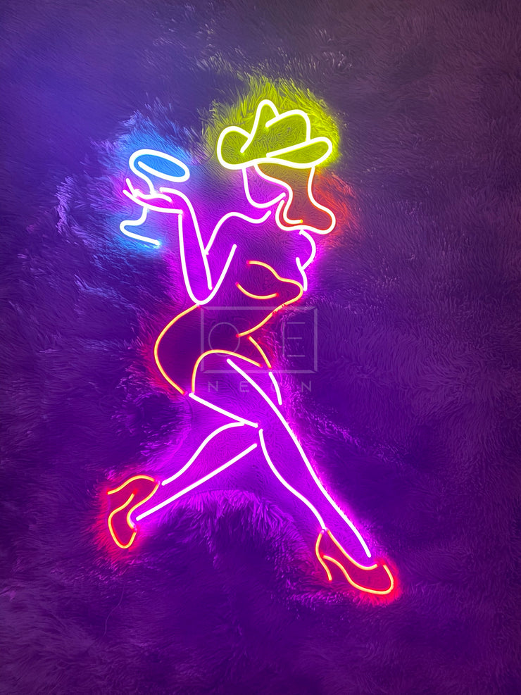 Cowgirl | LED Neon Sign