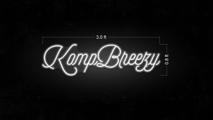 KompBreezy | LED Neon Sign