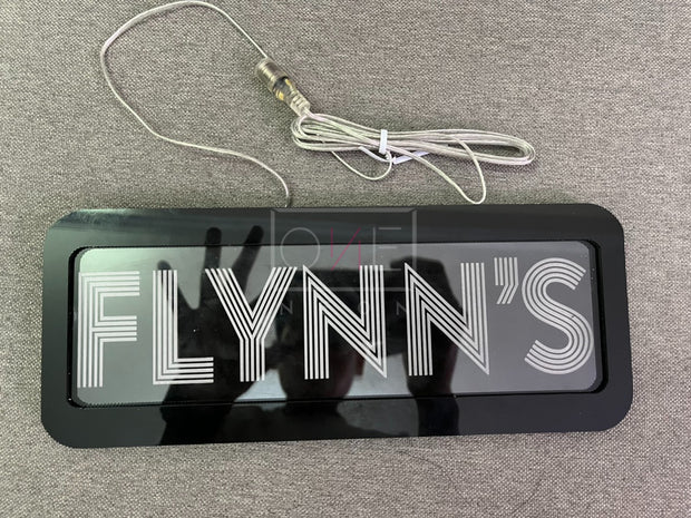 Tron Flynn's Arcade Edge Lit LED | Edge Lit Acrylic Signs