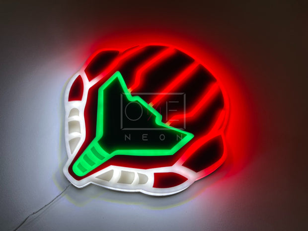 Metroid Samus | Edge Lit Acrylic Signs