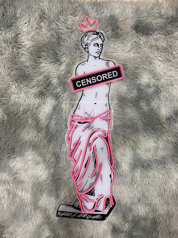 Shameless Aphrodite | Neon Acrylic Artwork