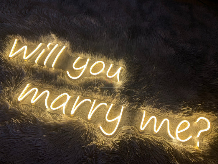 Will you marry me | LED Neon Sign