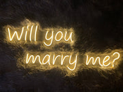 Will you marry me | LED Neon Sign
