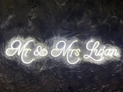 Mr & Mrs Lujan | LED Neon Sign